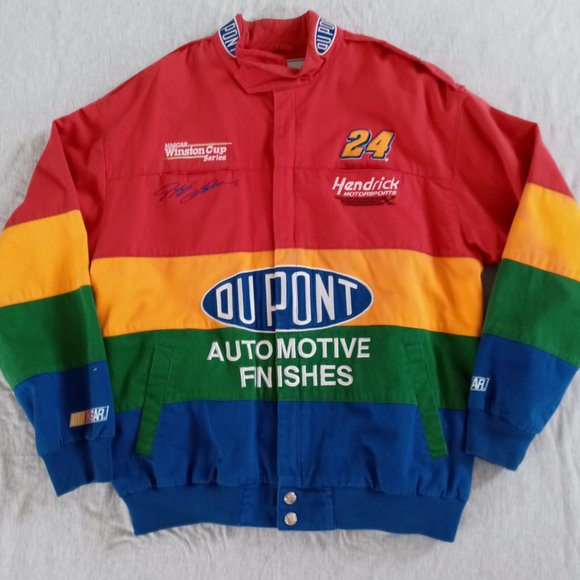 Vintage 90's Jeff Gordon Winston Cup Nascar Racing Jacket - Picture 2 of 6